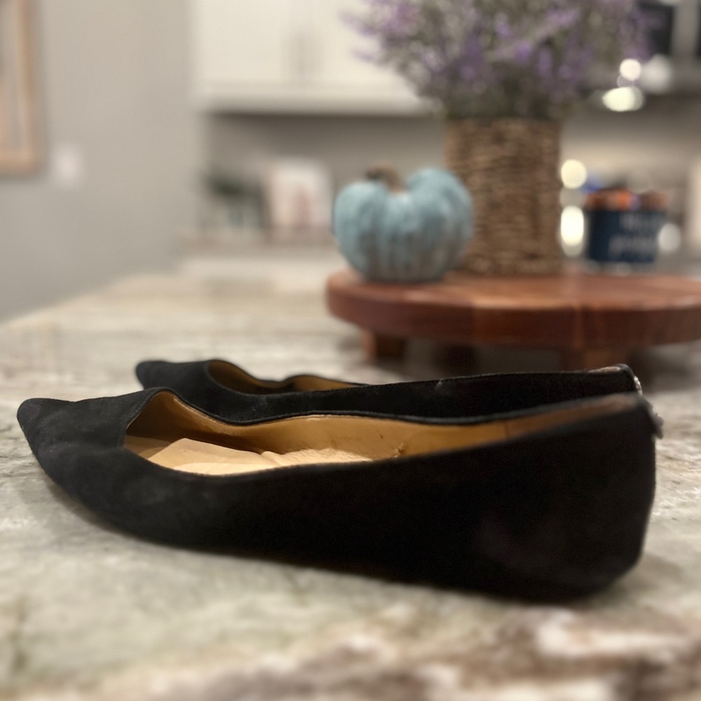🖤🤎Michael Kors Black suede flats.🤎🖤